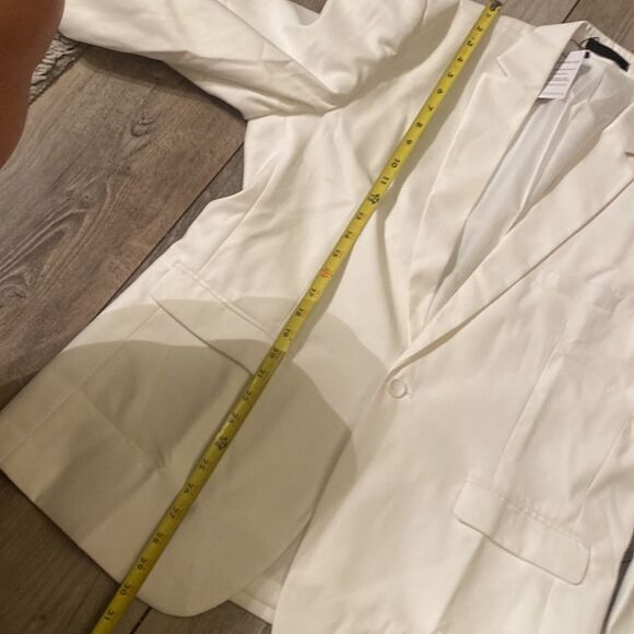 OUYE Men's Solid 1 Button Back Vent Blazer New w Tags - Picture 6 of 8